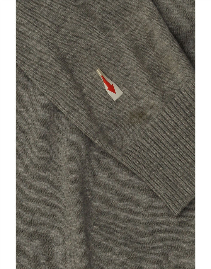 Maglione da uomo con scollo a V O'Neill piccolo in cotone grigio