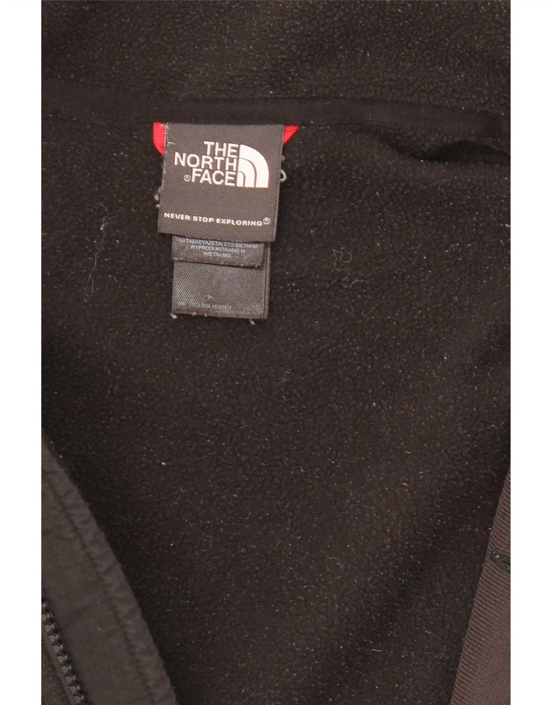 Giacca in pile da uomo con fodera grafica The North Face UK 40 grande poliestere nero