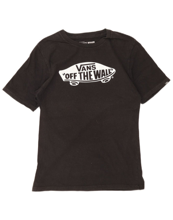 Maglietta grafica da ragazzo Vans Top 12-13 anni Large in cotone nero