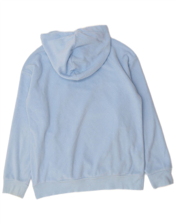 Maglione con cappuccio grafico in pile da uomo Champion piccolo poliestere blu