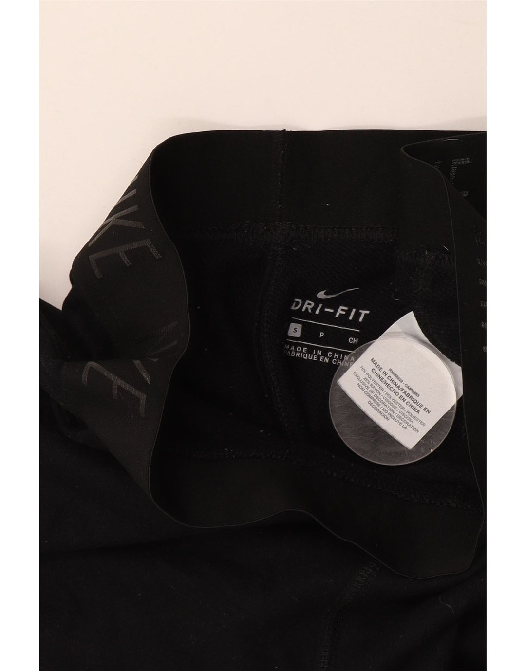 Pantaloni da tuta con grafica NIKE Dri Fit da donna UK 10 Small neri