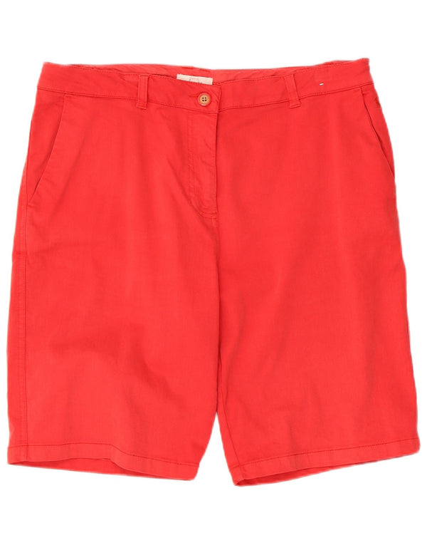 Pantaloncini chino da donna Joules UK 16 grandi W34 cotone rosso
