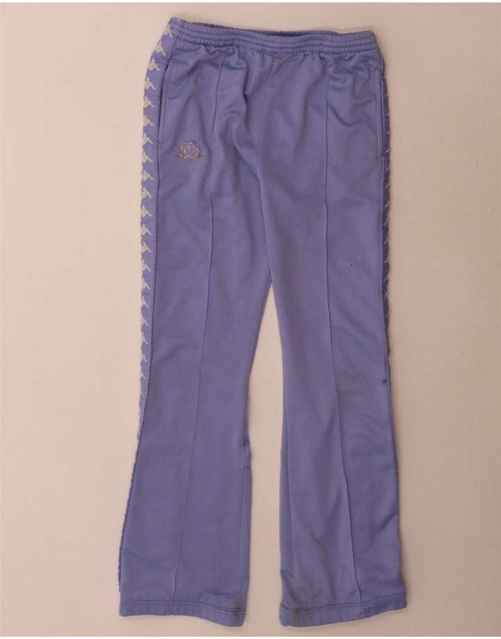 Pantaloni da tuta con grafica Kappa da donna UK 10 Small Viola Poliestere