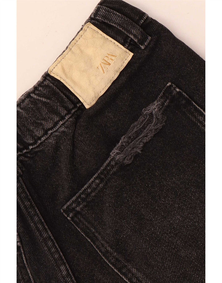 Pantaloncini in denim invecchiato ZARA per ragazze 9-10 anni W24 Grigio