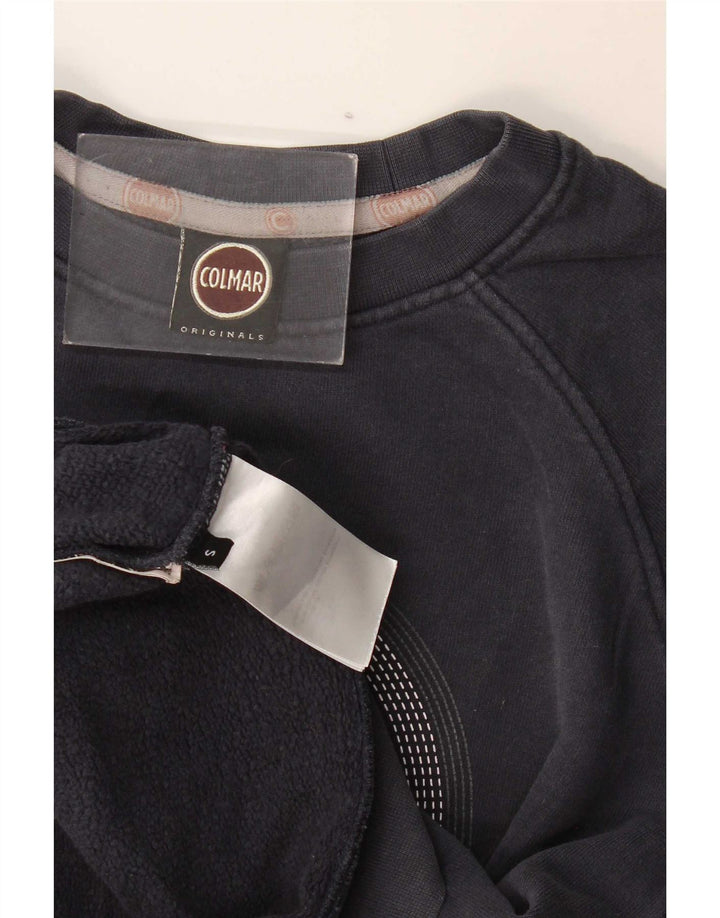 Felpa grafica da uomo Colmar maglione piccolo blu navy
