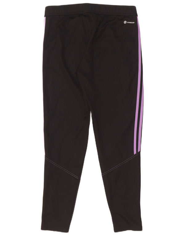 Pantaloni da tuta da donna Adidas UK 12/14 Medium Nero Poliestere