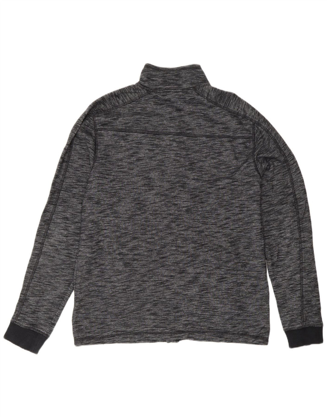 CALVIN KLEIN JEANS Giacca da tuta da uomo di grandi dimensioni in cotone chiazzato grigio
