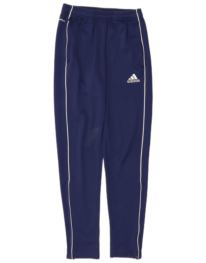 Pantaloni da tuta Adidas Aeroready da uomo piccoli in poliestere blu navy