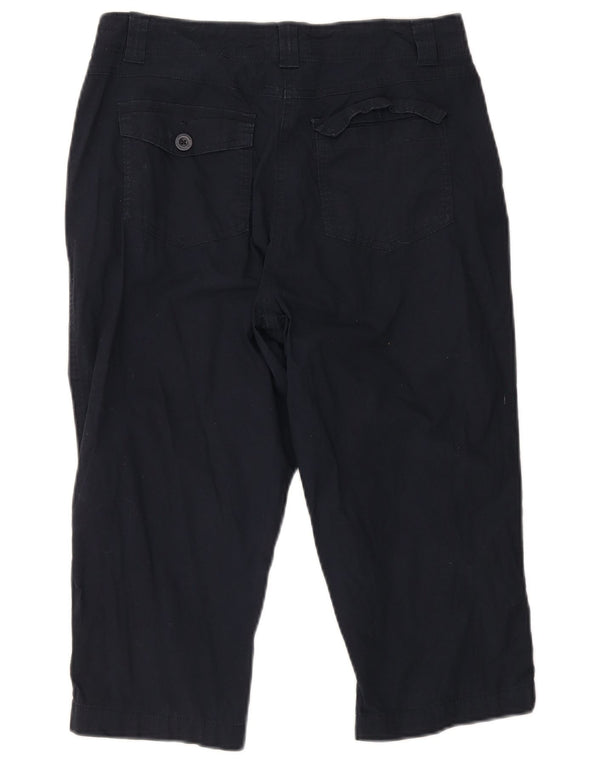 Pantaloni Capri da donna Mountain Warehouse UK 10 Small W30 L18 Blu navy