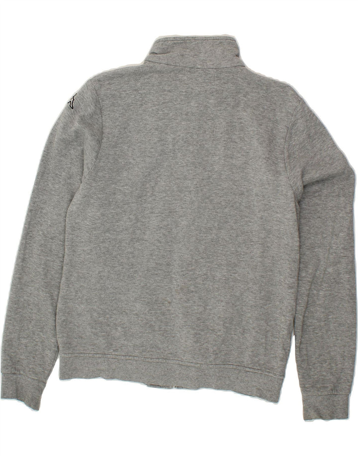 KAPPA Womens Graphic Tracksuit Top Jacket UK 10 Small Grey Cotton Vintage Kappa and Second-Hand Kappa from Messina Hembry 
