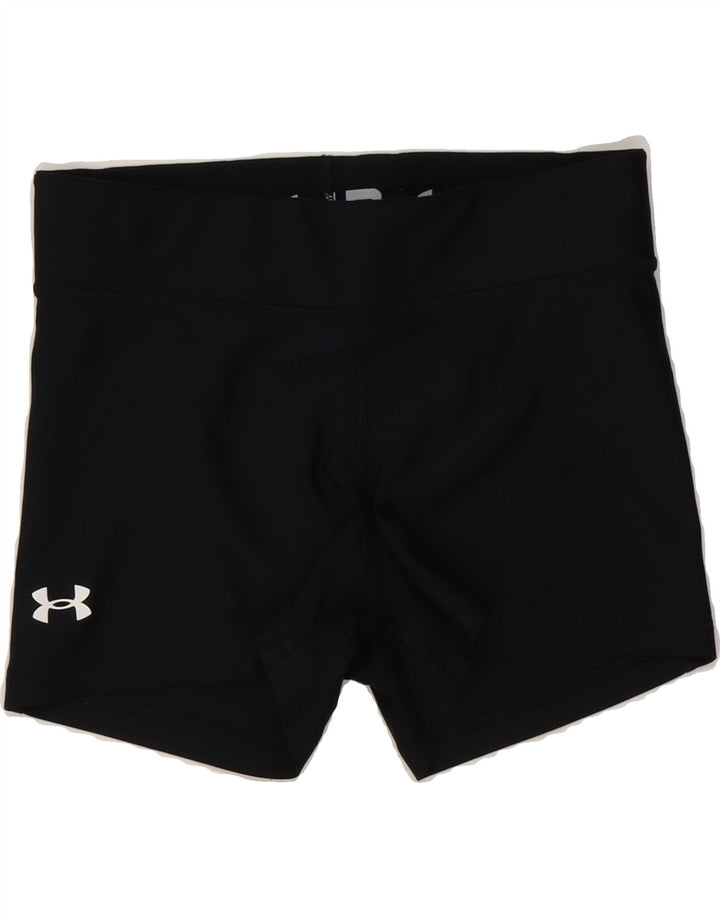 UNDER ARMOUR Womens Sport Shorts UK 12 Medium Black Polyester Vintage Under Armour and Second-Hand Under Armour from Messina Hembry 