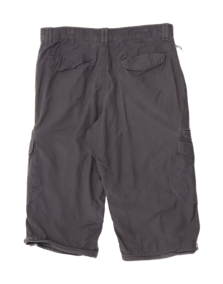Pantaloncini bermuda cargo Marks & Spencer da uomo blu Harbour W34 grande grigio