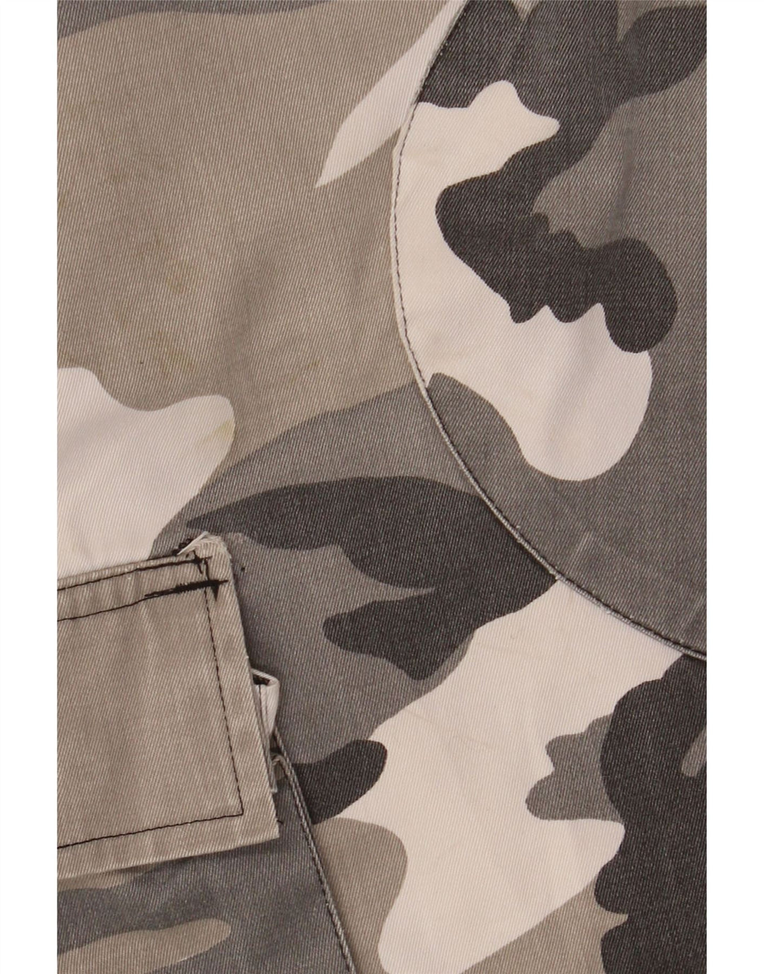 Pantaloni cargo regolari da uomo VINTAGE piccoli W31,5 L32,5 mimetici grigi