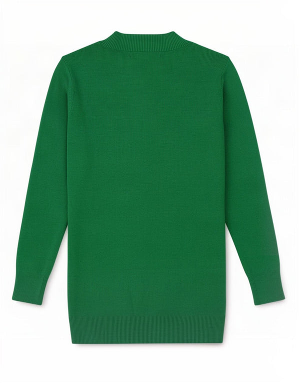 Maglione da donna con scollo a V Marks & Spencer UK 10 Small Green Viscosa