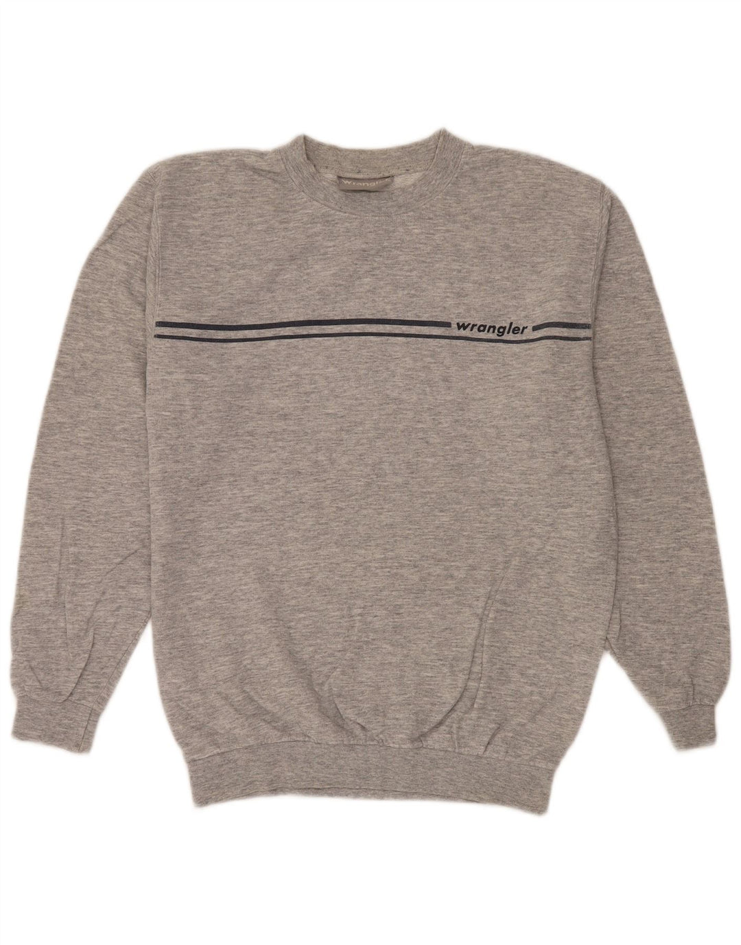 Felpa da uomo Wrangler Maglione piccolo in cotone chiazzato grigio