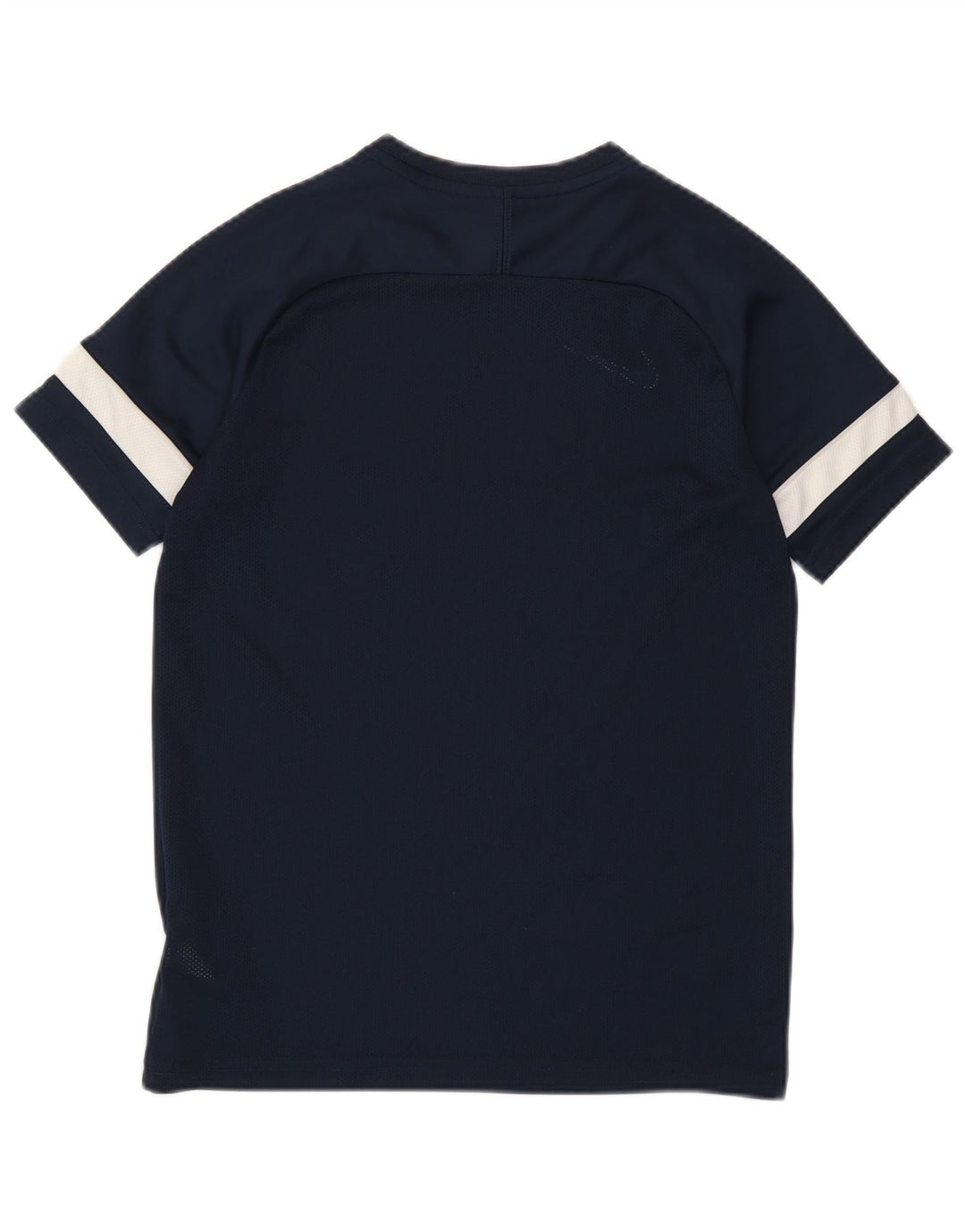 T-shirt da ragazzo Nike Top 12-13 anni Large in poliestere a righe blu navy