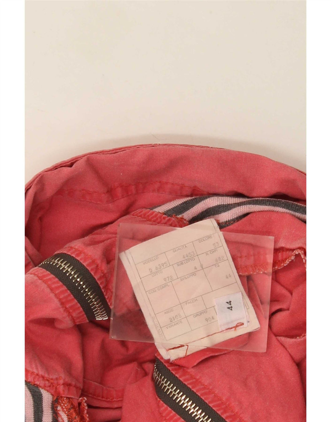 Bomber oversize da donna vintage IT 44 cotone rosa medio