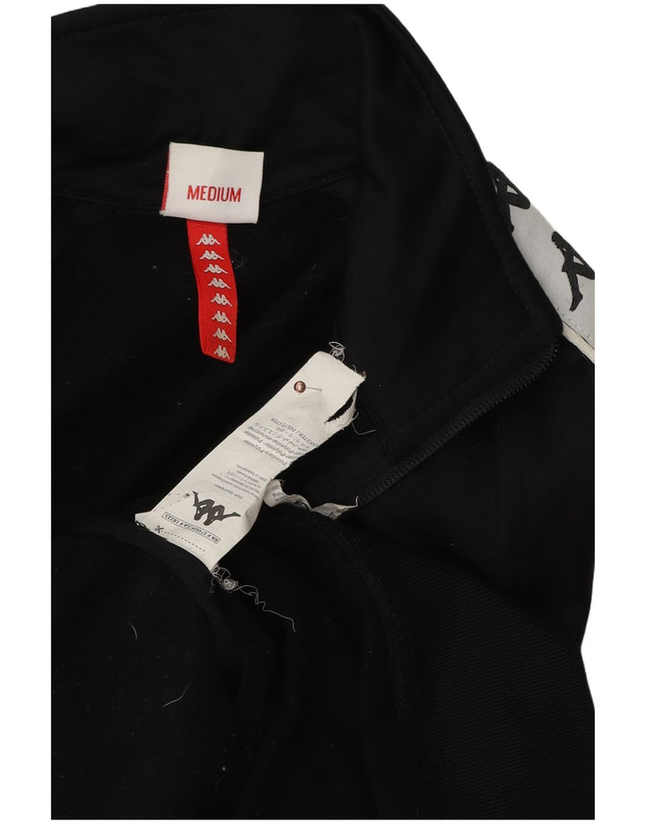 Giacca da tuta grafica da donna Kappa UK 12 Medium Black Colourblock