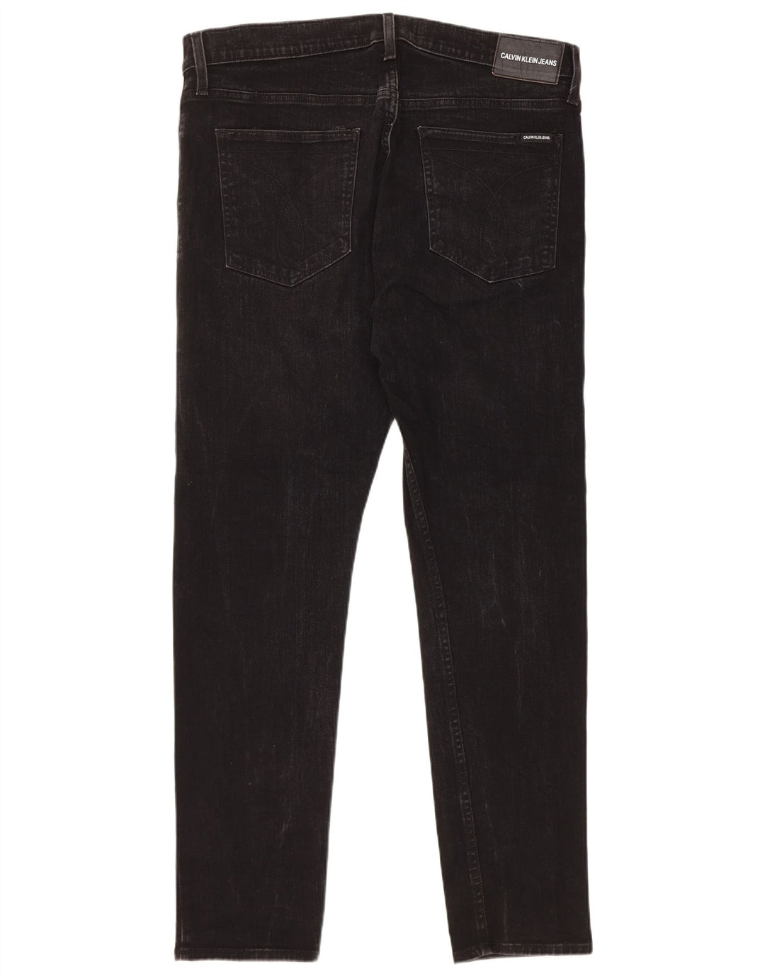 Jeans slim da uomo Calvin Klein W36 L32 cotone nero