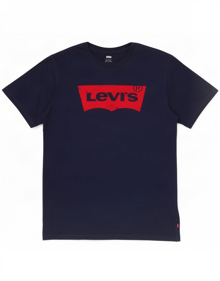 Levi's T-shirt grafica da uomo media blu navy