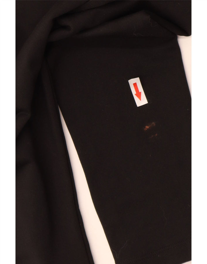 Leggings grafici da donna Adidas UK 8 piccoli neri