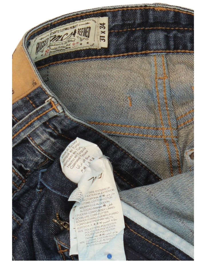 MARLBORO CLASSICS Jeans affusolati regolari da uomo W31 L34 Blu