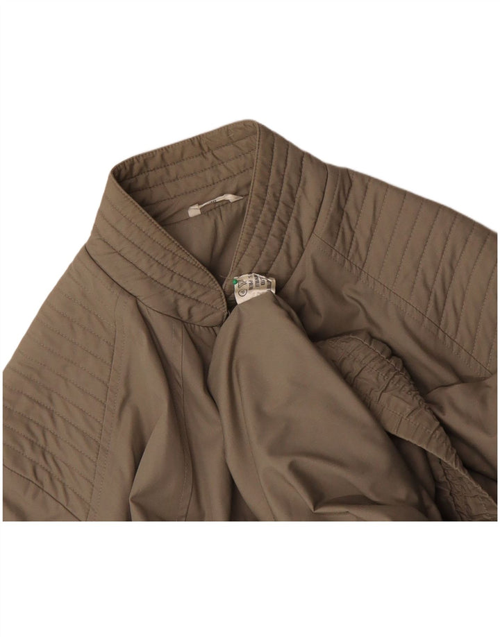 Giubbotto bomber vintage da uomo UK 42 XL poliestere kaki