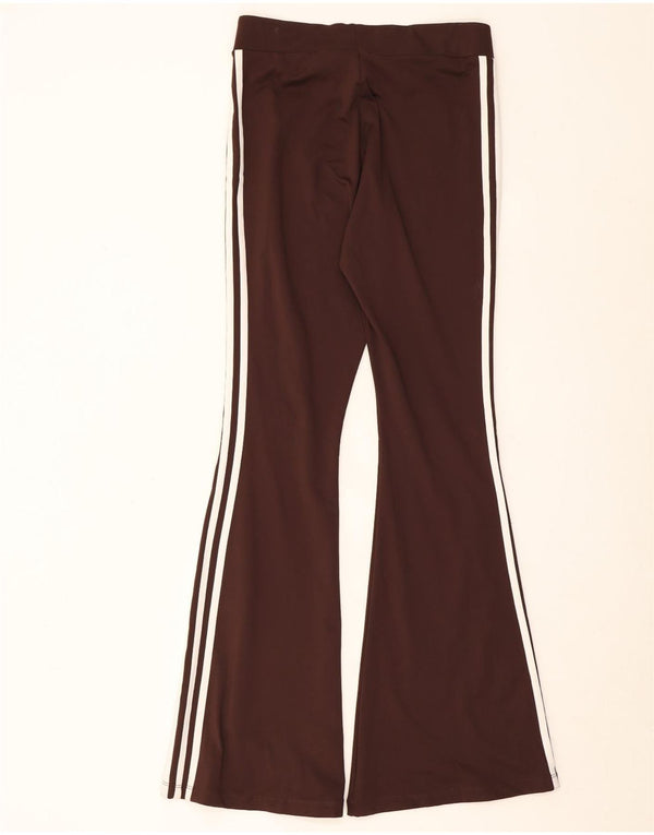 Leggings Adidas da donna Flare UK 12/14 Marrone medio