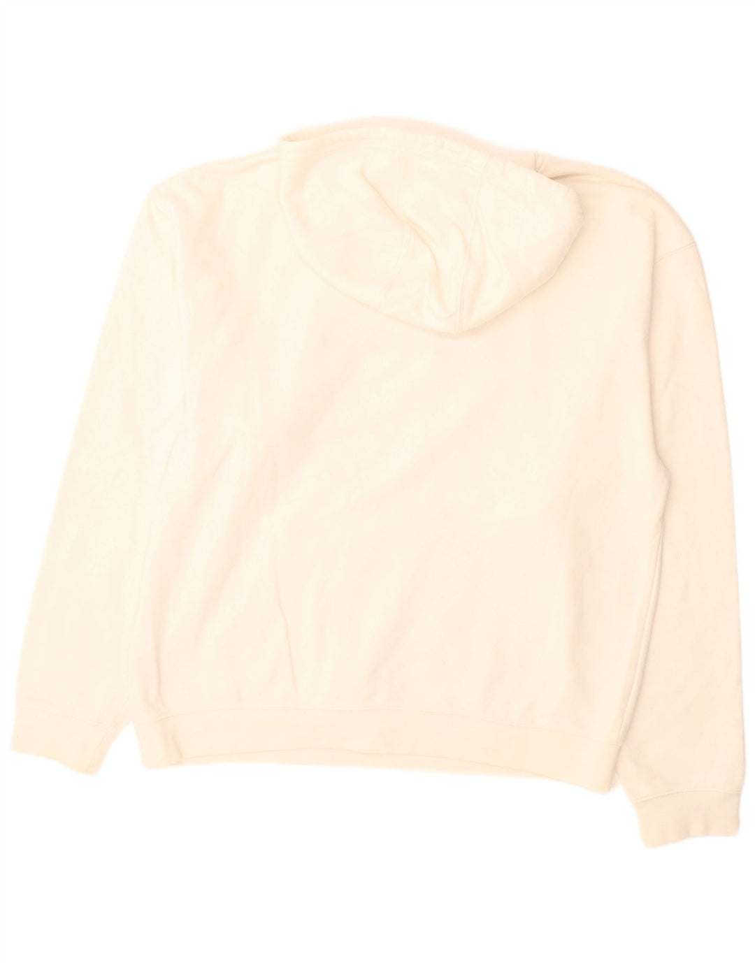 Maglione con cappuccio grafico da uomo FILA grande in cotone bianco sporco