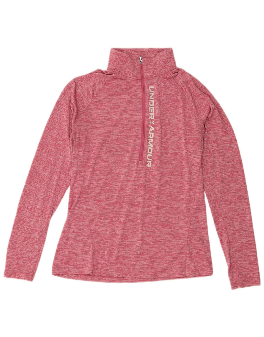 Under Armour - Maglietta da donna con grafica pullover, taglia UK 14, grande, rosa screziato