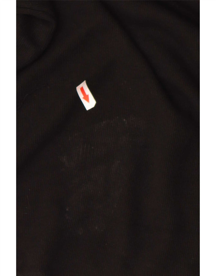 Vestito maxi oversize da donna Zara UK 10 piccolo poliestere nero