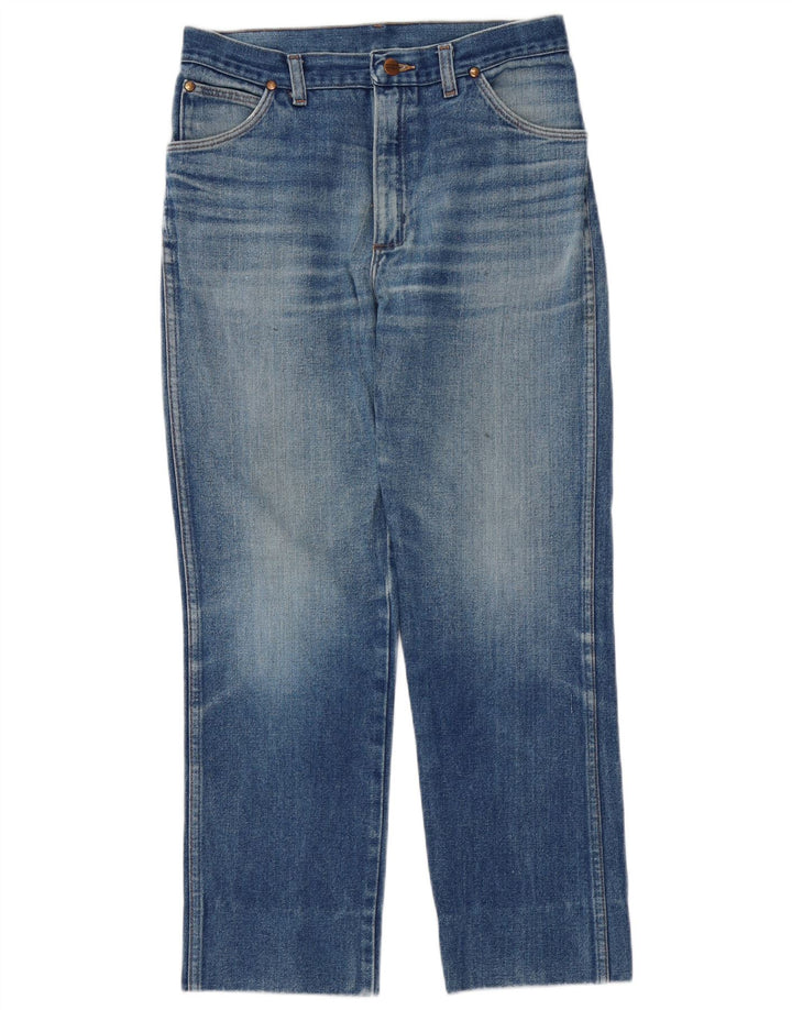 Jeans dritti da uomo Wrangler W32 L27 cotone blu