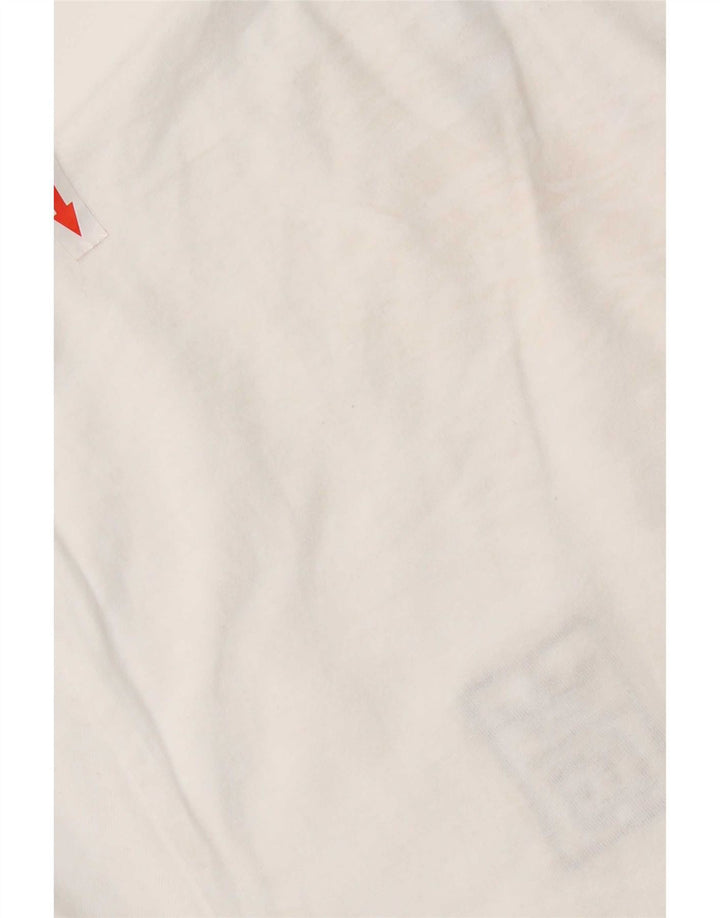 Maglietta Adidas da uomo Top Large in cotone bianco