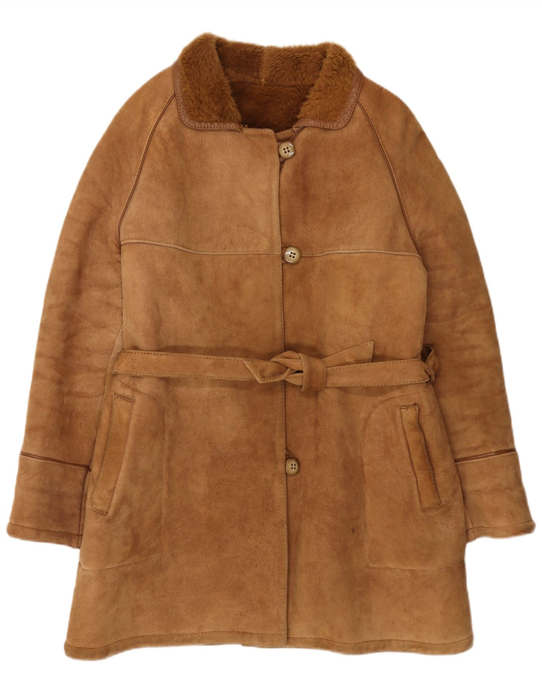 Cappotto in shearling da donna Everest IT 50 XL Beige