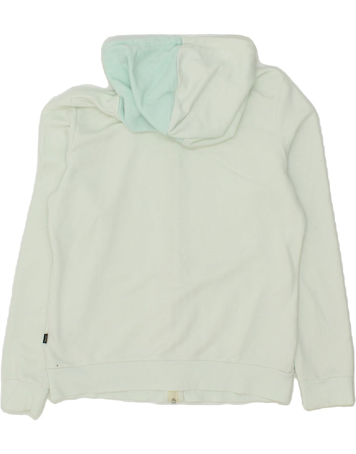 PUMA Womens Zip Hoodie Sweater UK 12 Medium Blue Cotton Vintage Puma and Second-Hand Puma from Messina Hembry 