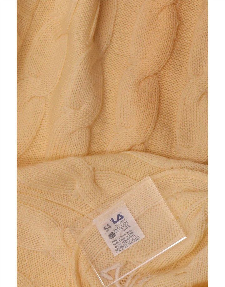Maglione Fila Uomo con scollo a V IT 54 XL Lana Beige