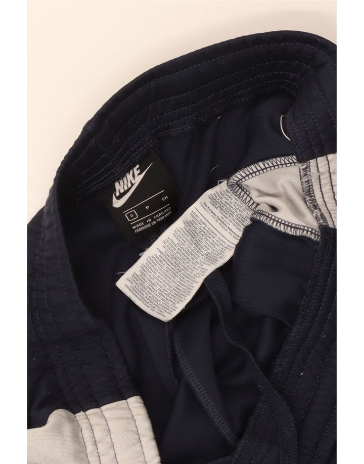 Pantaloni da tuta da uomo Nike Joggers Small Blu Navy Colourblock Poliestere