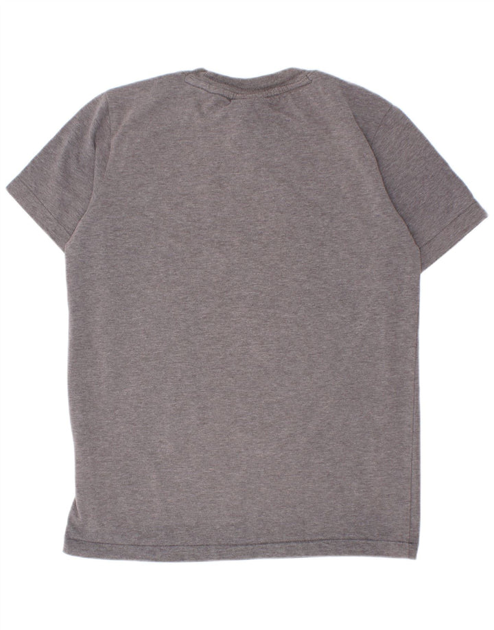T-shirt Nike bambino Dri Fit Top 8-9 anni piccola in cotone grigio