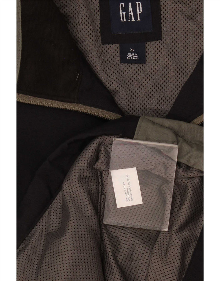 Giacca da tuta da uomo Gap XL in nylon color block nero