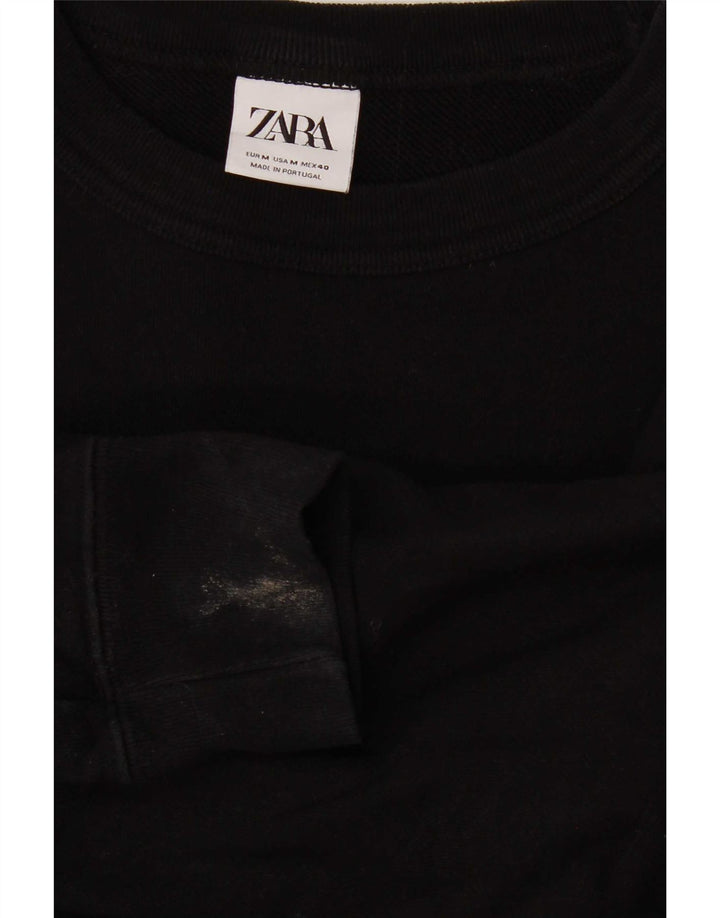 Felpa Zara Da Uomo Maglione Media Nera