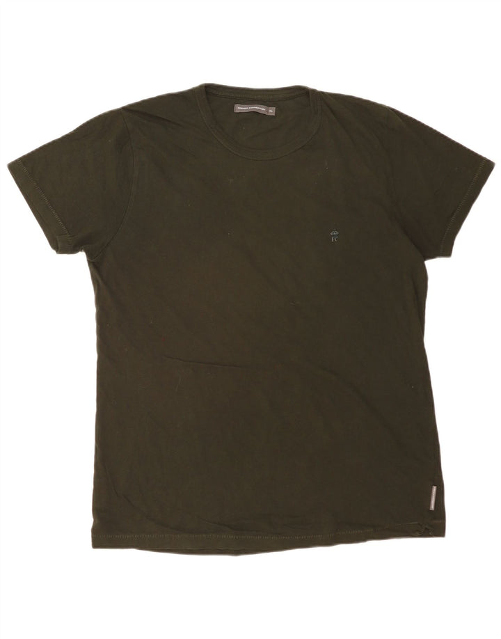 T-shirt da uomo FRENCH CONNECTION Top XL cotone kaki