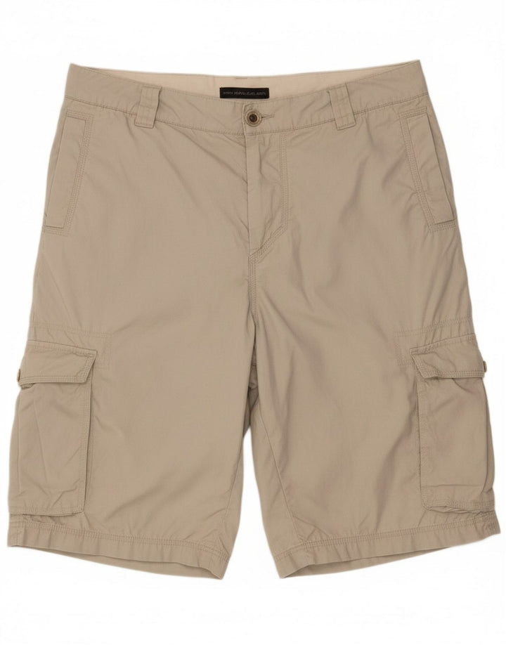 CALVIN KLEIN Mens Cargo Shorts W40 XL Beige Cotton
