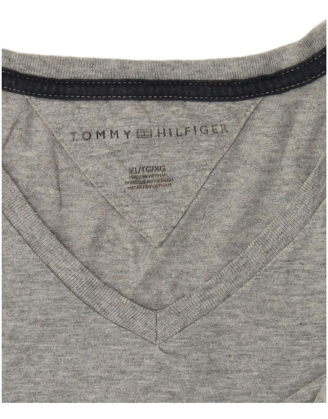 Maglietta da uomo Tommy Hilfiger Top XL grigia