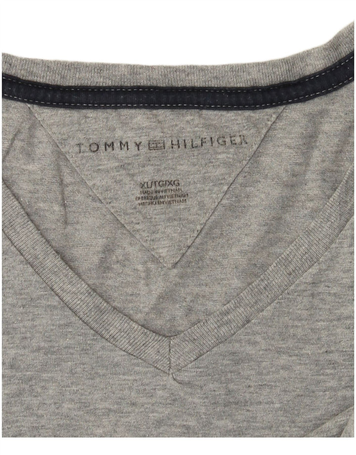 Maglietta da uomo Tommy Hilfiger Top XL grigia