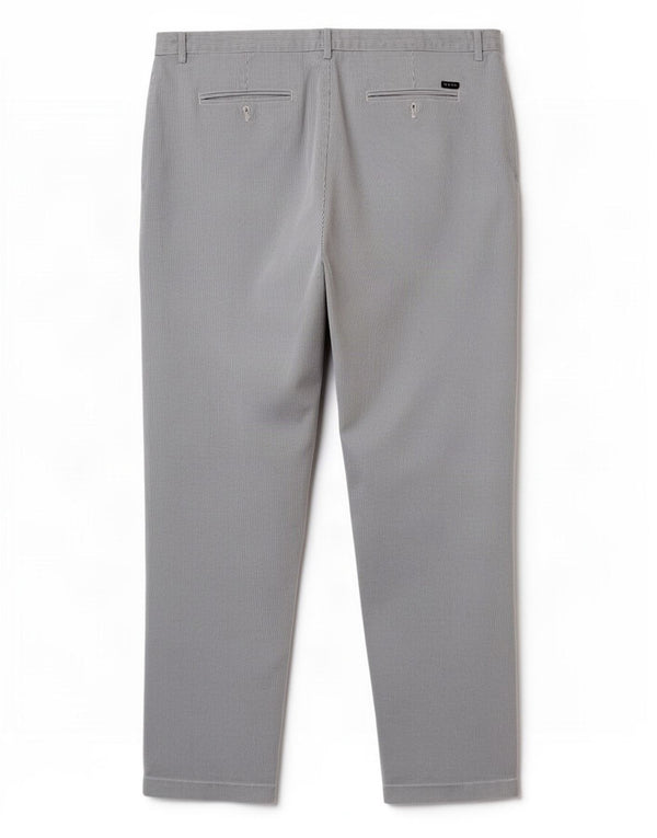 Pantaloni chino dritti da uomo Gant W37 L28 cotone a righe blu
