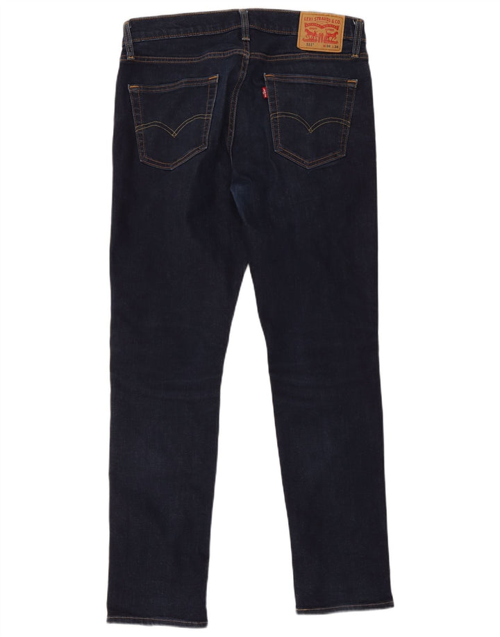 Jeans Levi's Uomo 511 Slim W34 L34 Cotone Blu Navy