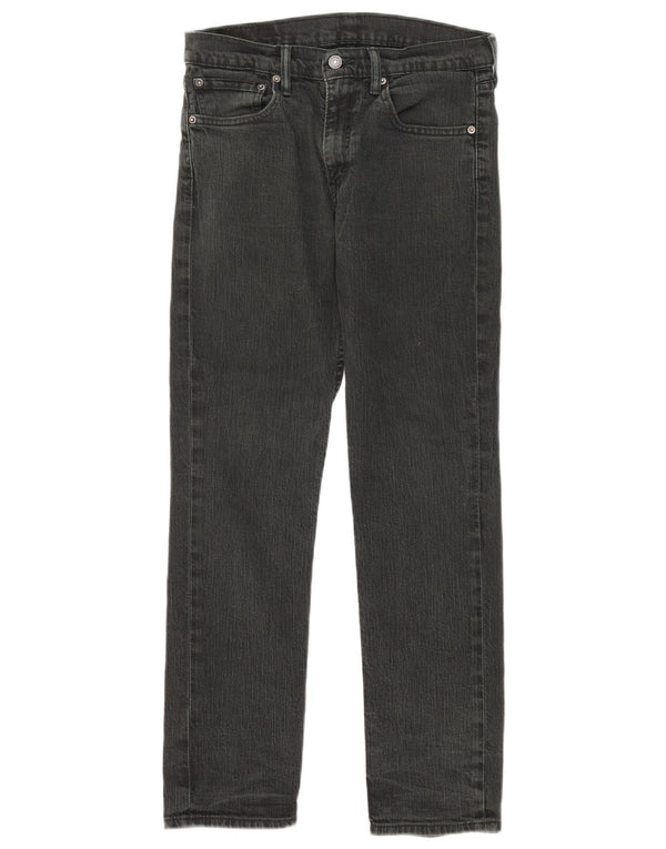 Jeans dritti da donna Levi's W32 L30 cotone nero