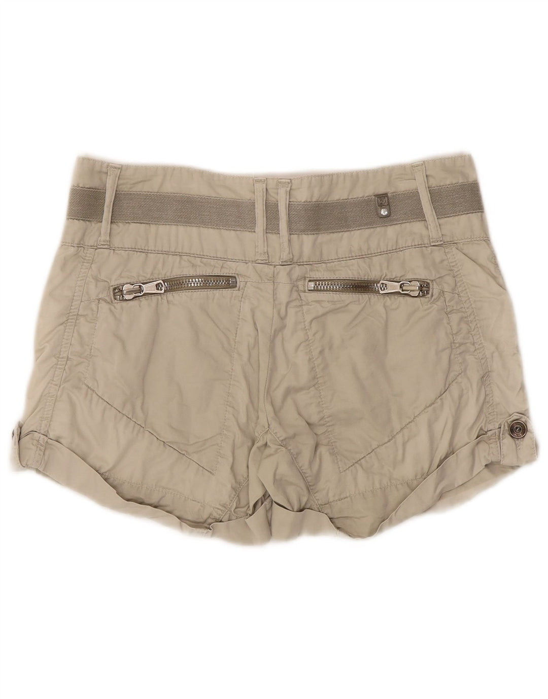 Pantaloncini Donna Liu Jo W29 Cotone Beige Medio