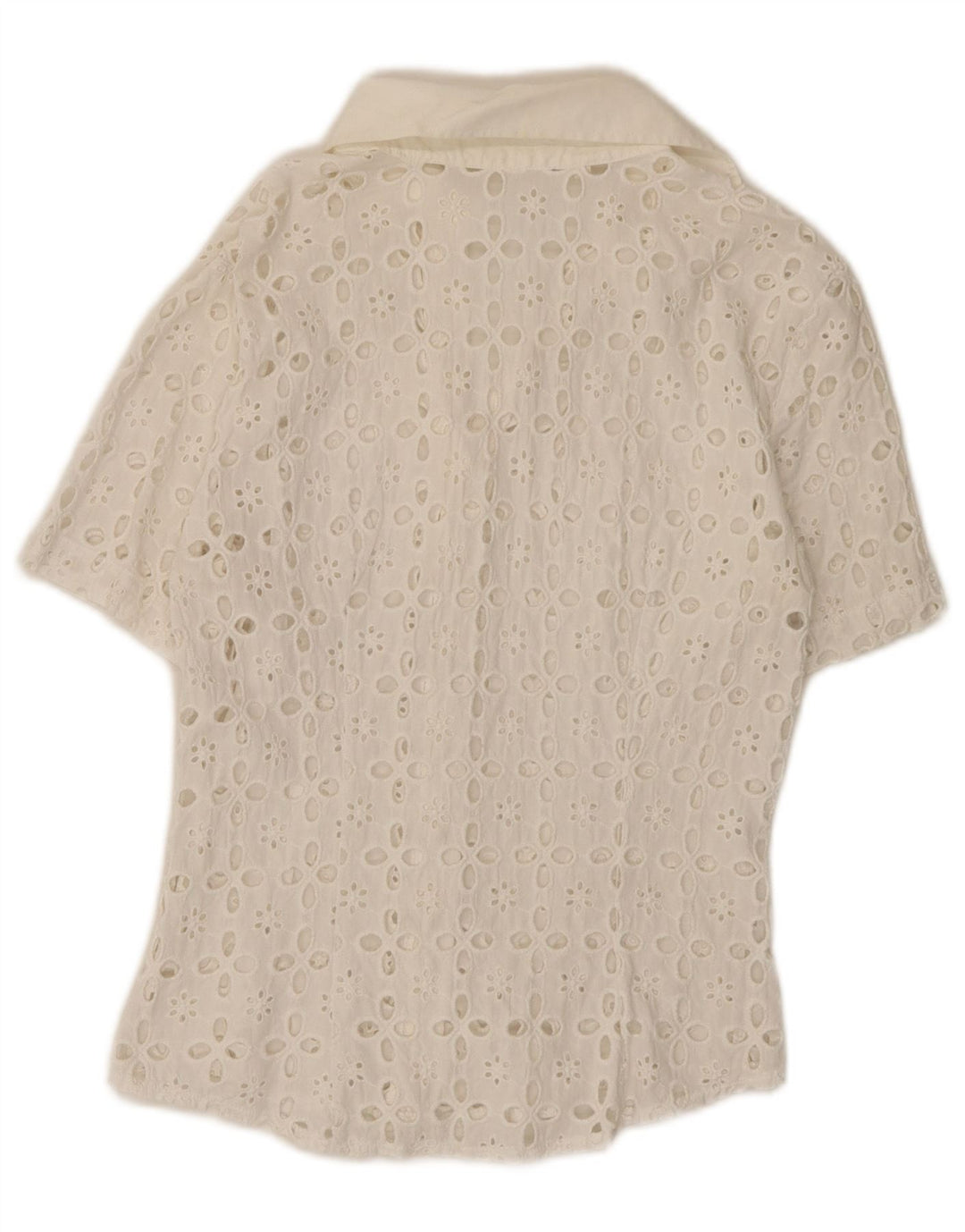 Camicia a maniche corte da donna Naracamicie UK 12 Medium White Floral