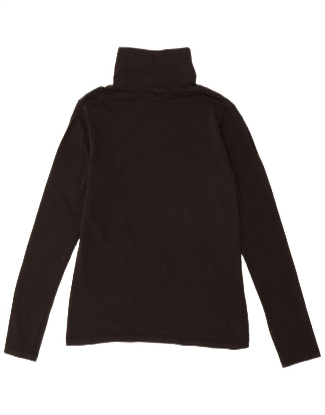 TOMMY HILFIGER Top da donna a maniche lunghe UK 14 Large Nero